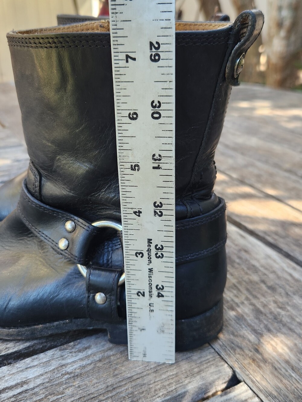 Women's Frye Black Leather Ankle Boots 5.5B - Picture 10 of 10